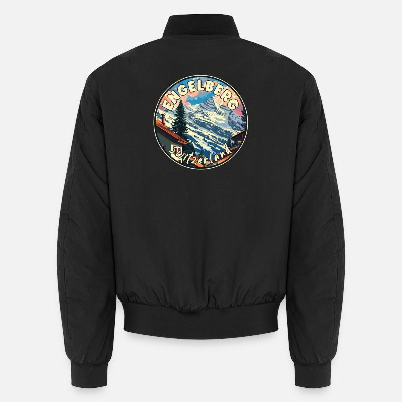 Alpine Engelberg in der Schweiz erleben Unisex Bomberjacke