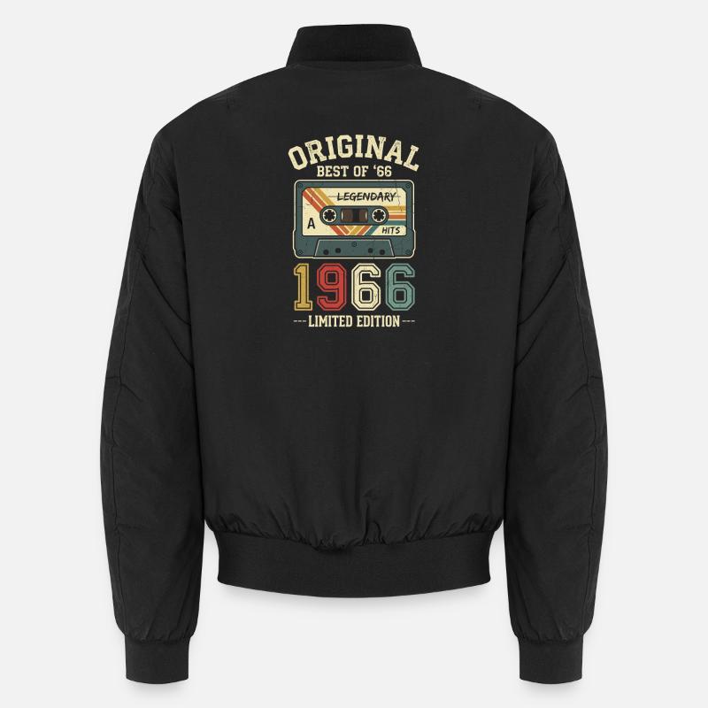 60e anniversaire de la cassette rétro originale de 1966 Bomber unisexe