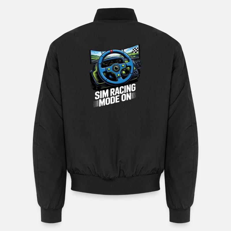 Mod de simulation de course - Bomber unisexe - noir