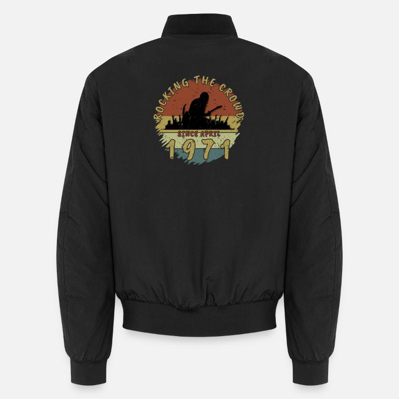 55. Geburtstag Rocking the crowd GIT 04/1971 Unisex Bomberjacke