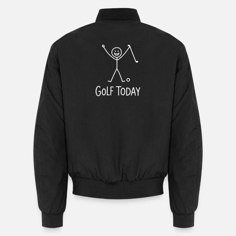 Golf Today Golfspieler Humor Geschenkidee Golfer Unisex Bomberjacke