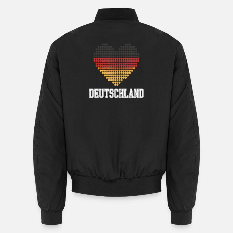 Gradient du cœur allemand Bomber unisexe