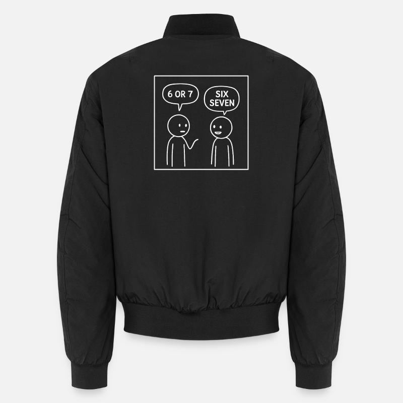 Six Seven 67 Idée d’humour de mème drôle Bomber unisexe