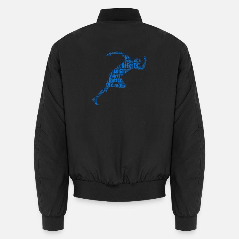 Cadeau de course XC drôle XC Runner Edition Bomber unisexe