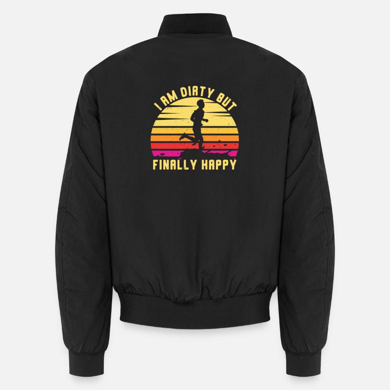 Funny XC Running Runner Gifts Édition Unique Bomber unisexe