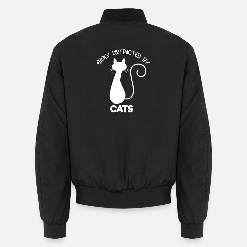 Leicht von Katzen ablenkbar Unisex Bomberjacke