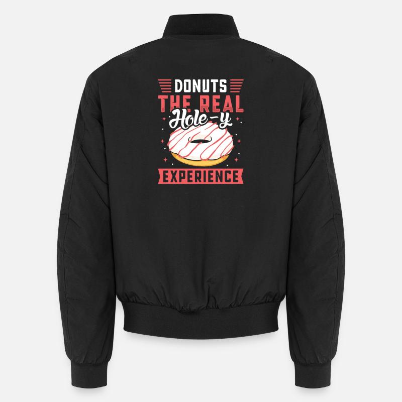 Restauration rapide en donuts - Bomber unisexe - noir