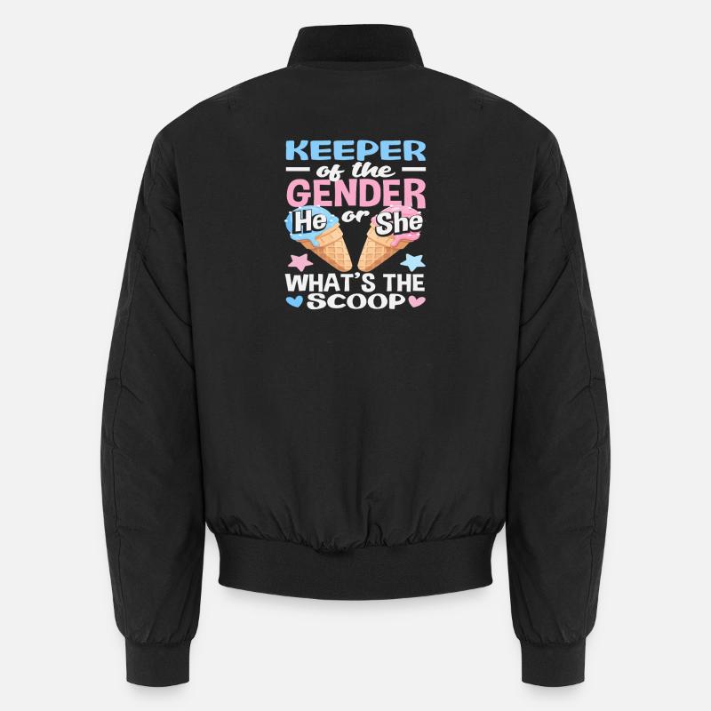 Er Oder Sie Was Gibts Neues Eiscreme Unisex Bomberjacke