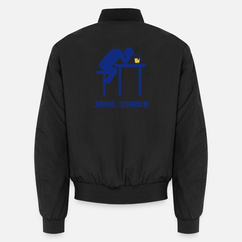 JANK A KANKA - Bomber unisexe - noir