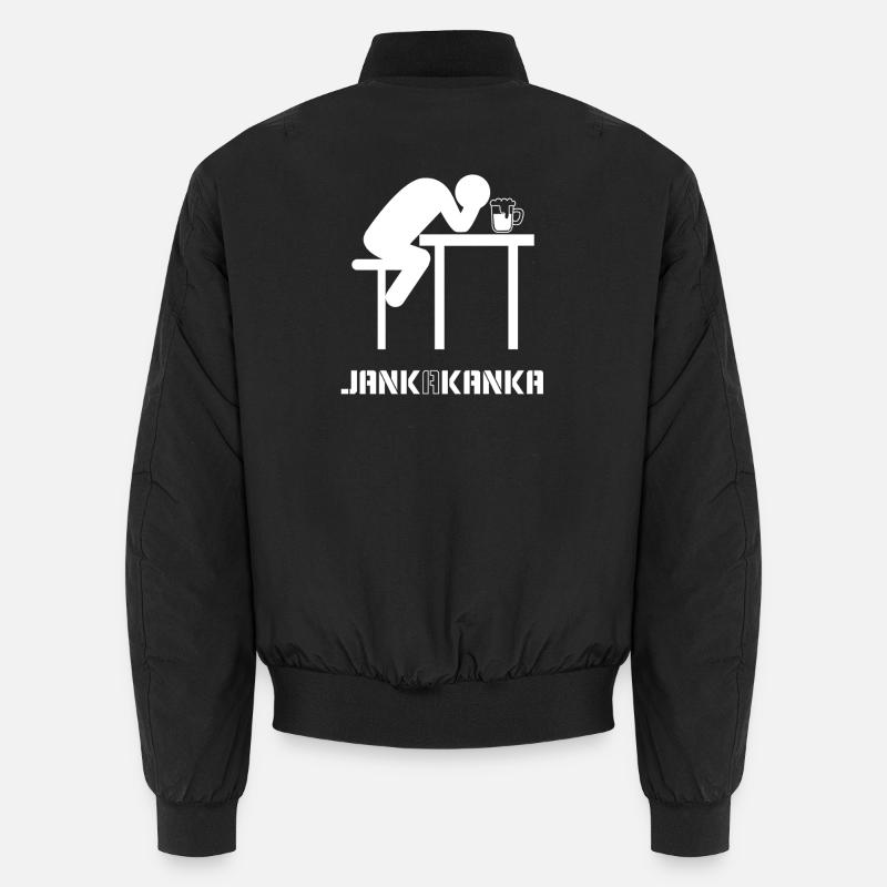 JANKA A KANKA - Unisex Bomber Jacket - black