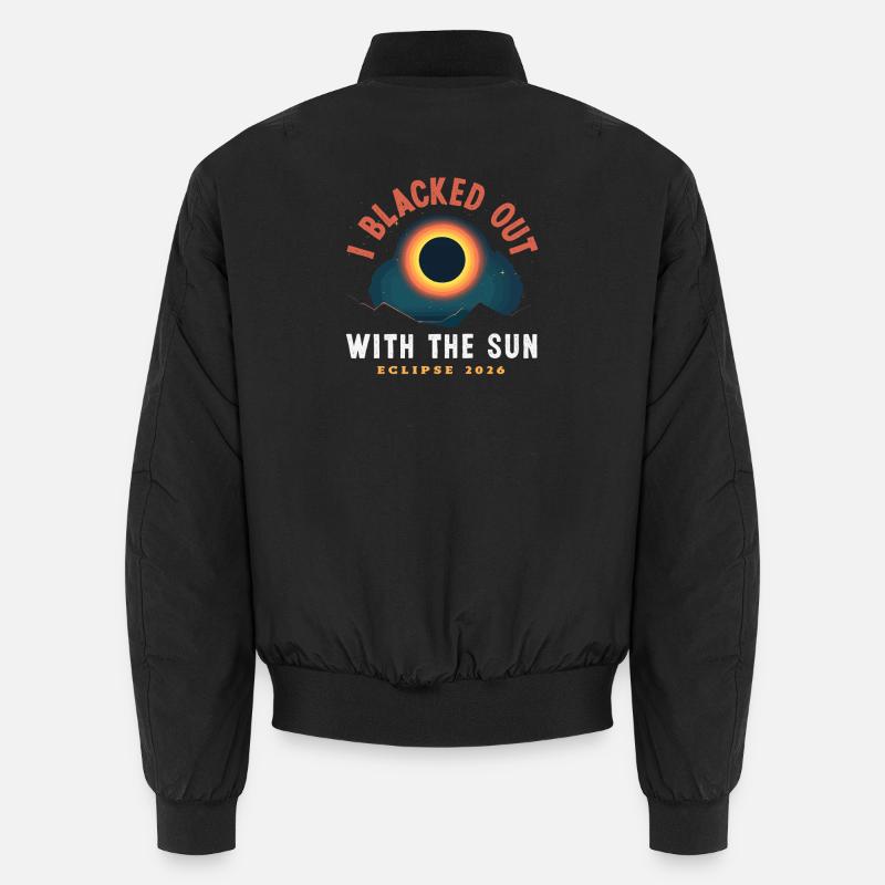 Sonnenfinsternis 2026, 12. August Unisex Bomberjacke