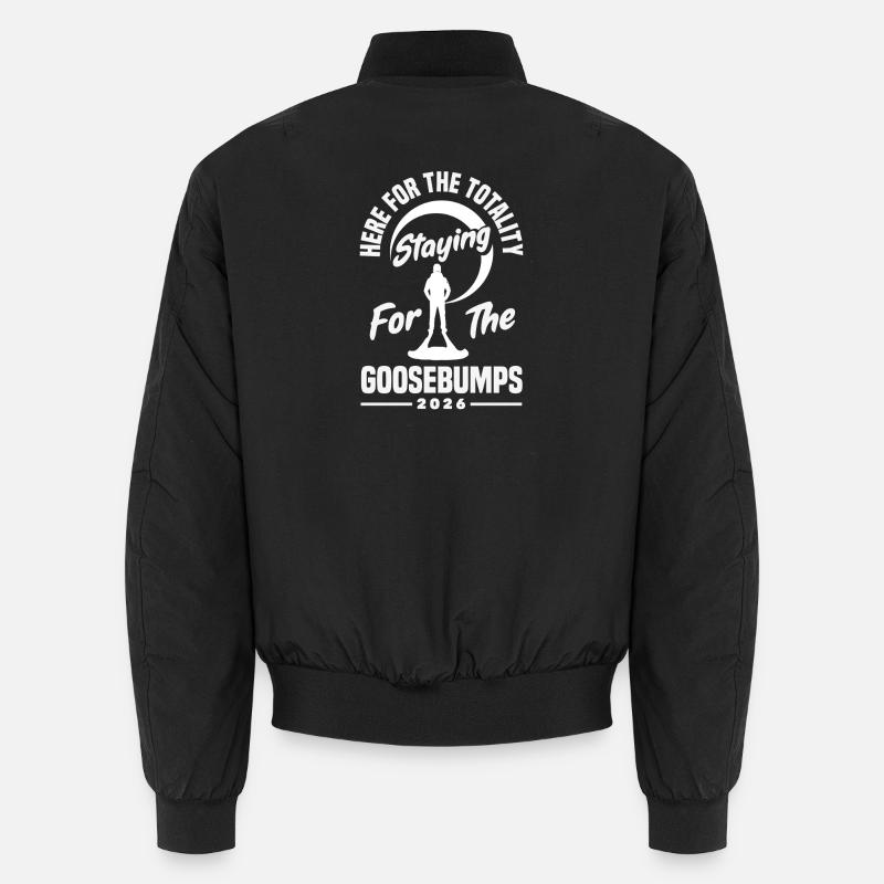 Sonnenfinsternis 2026, 12. August Unisex Bomberjacke