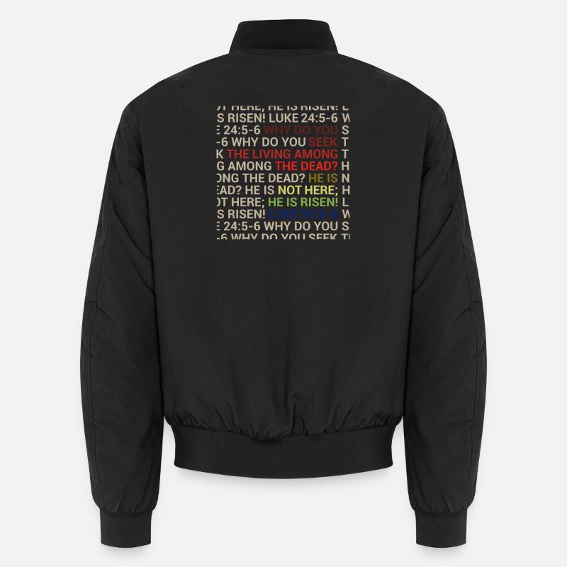 Er ist auferstanden Unisex Bomberjacke