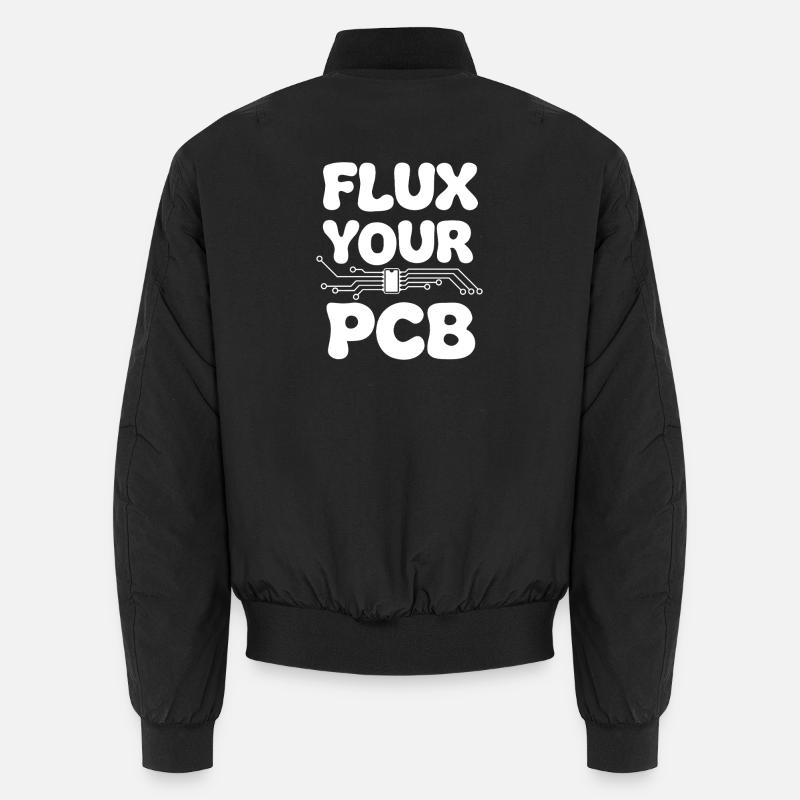Flux Leiterplatten Löten PCB Solder Elektronik Unisex Bomberjacke