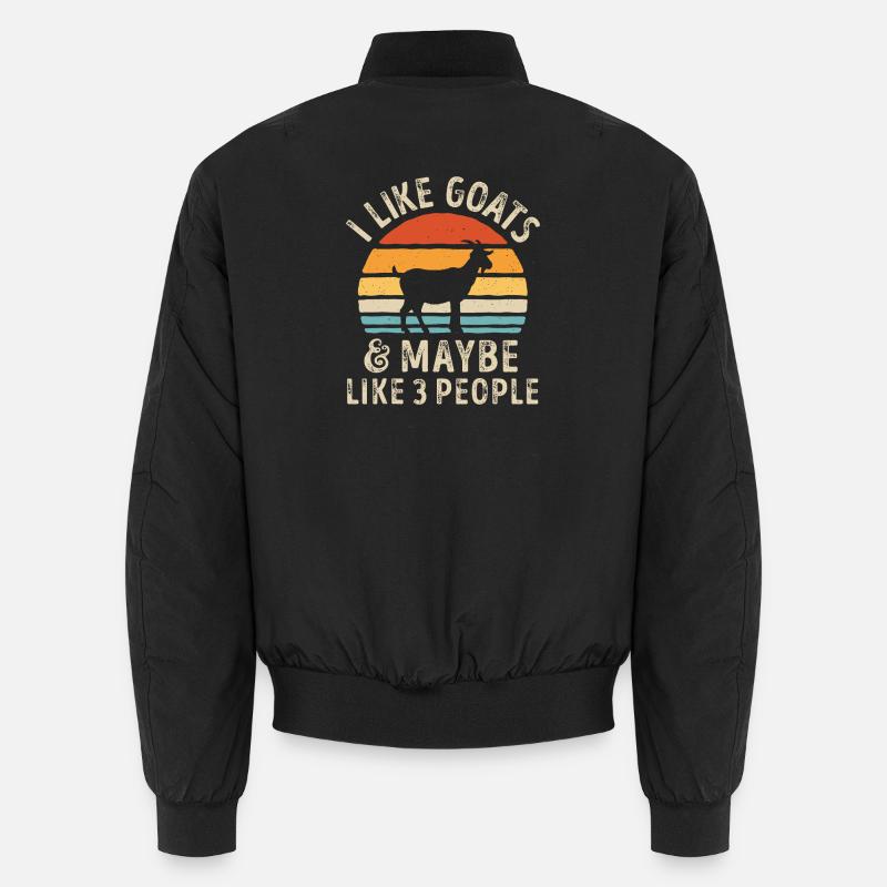Tee du Meme du Coucher de Chèvre Bomber unisexe