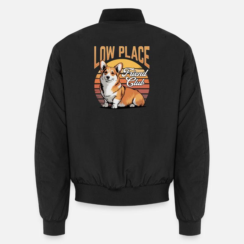Corgi de race de chien drôle Bomber unisexe