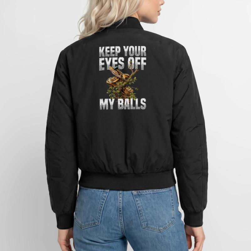 Königspython Schlangen Liebhaber Terrarium Python Unisex Bomberjacke