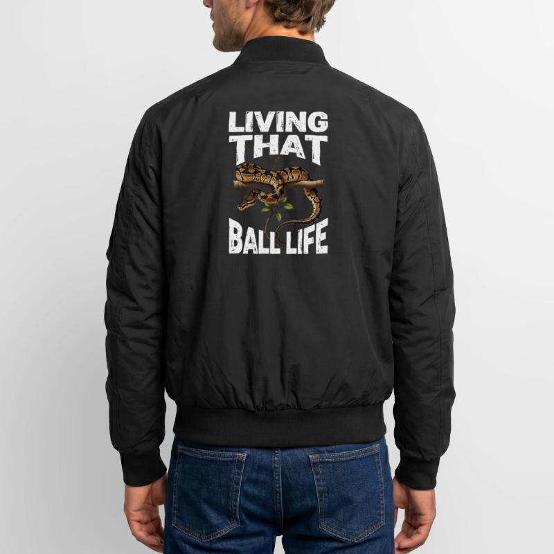 King Python Snakes Lover Terrarium Python Unisex Bomber Jacket