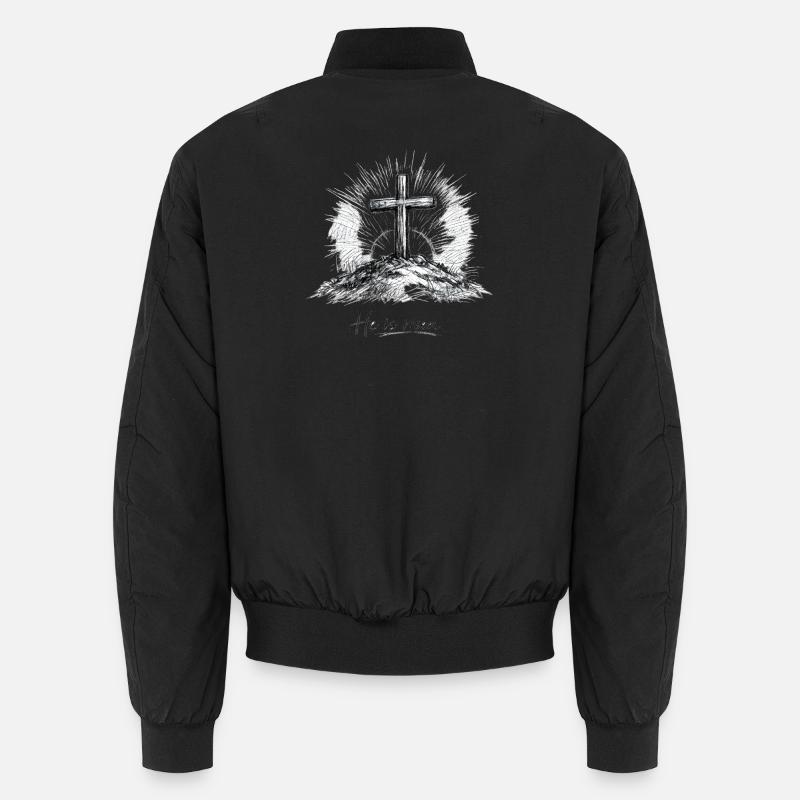 Christian Design - Jesus Cross Easter Unisex Bomber Jacket