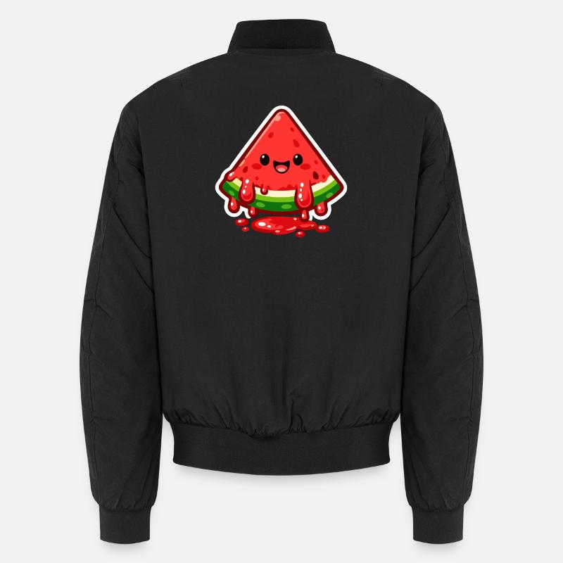 Merry Watermelon Slice Unisex Bomber Jacket