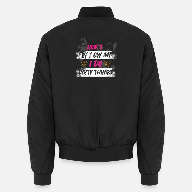 Dirty things Schlammlauf Mud Run Muddy Race Unisex Bomber Jacket