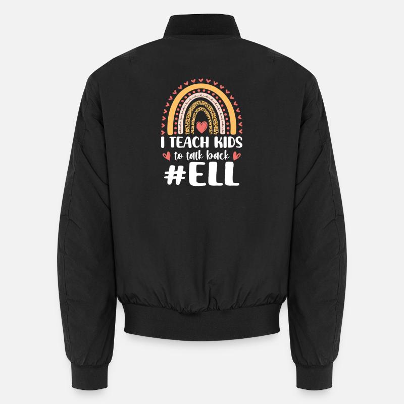 ELL-Lehrer englische Sprache Unisex Bomberjacke