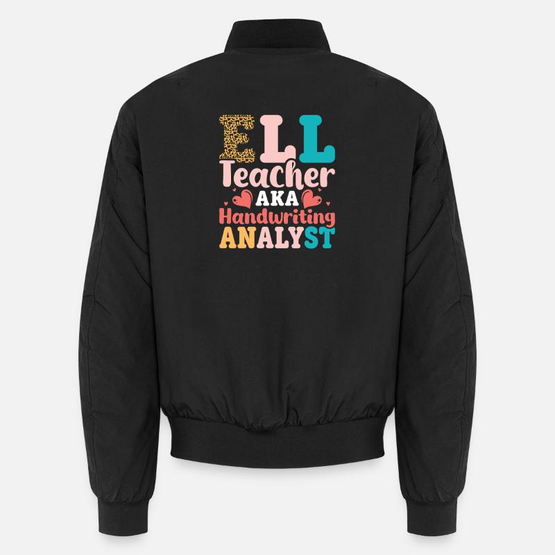 Professeur ELL Langue anglaise Bomber unisexe