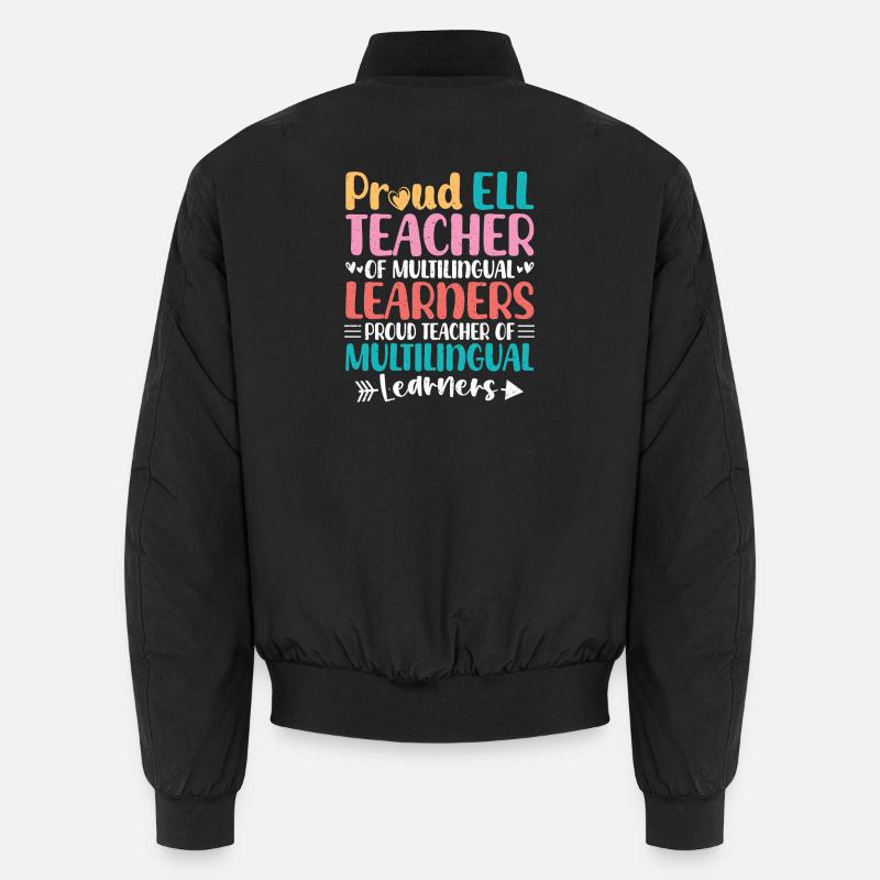 ELL-Lehrer englische Sprache Unisex Bomberjacke