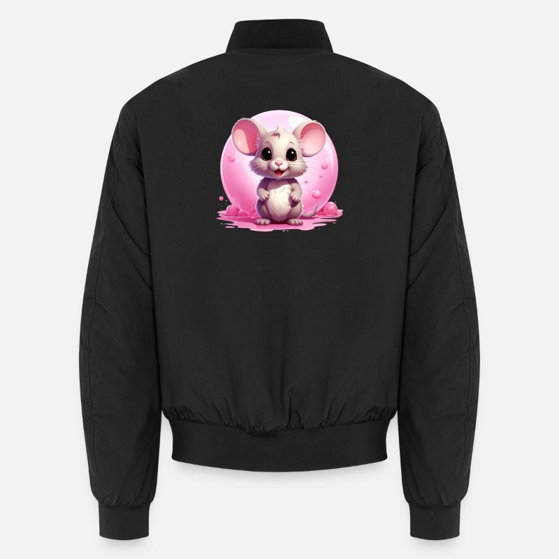 Cute Mouse Unisex Bomber Jacket