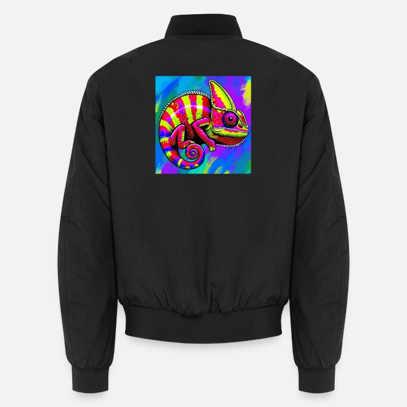 chameleon - Unisex Bomber Jacket - black