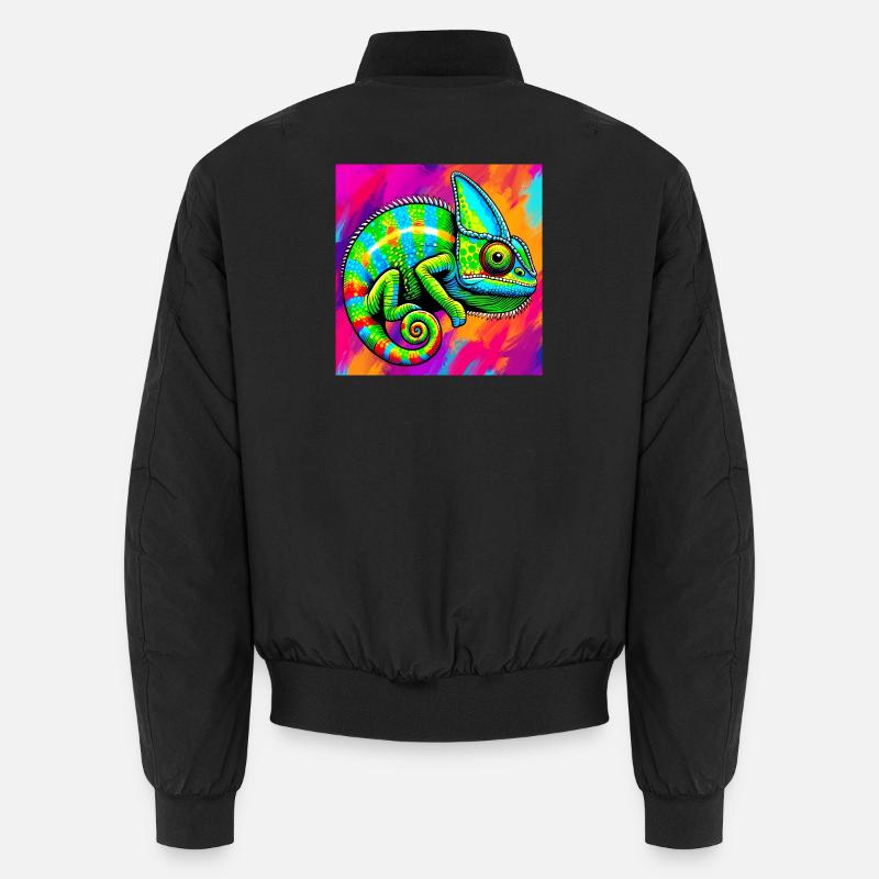 Chamäleon Unisex Bomberjacke