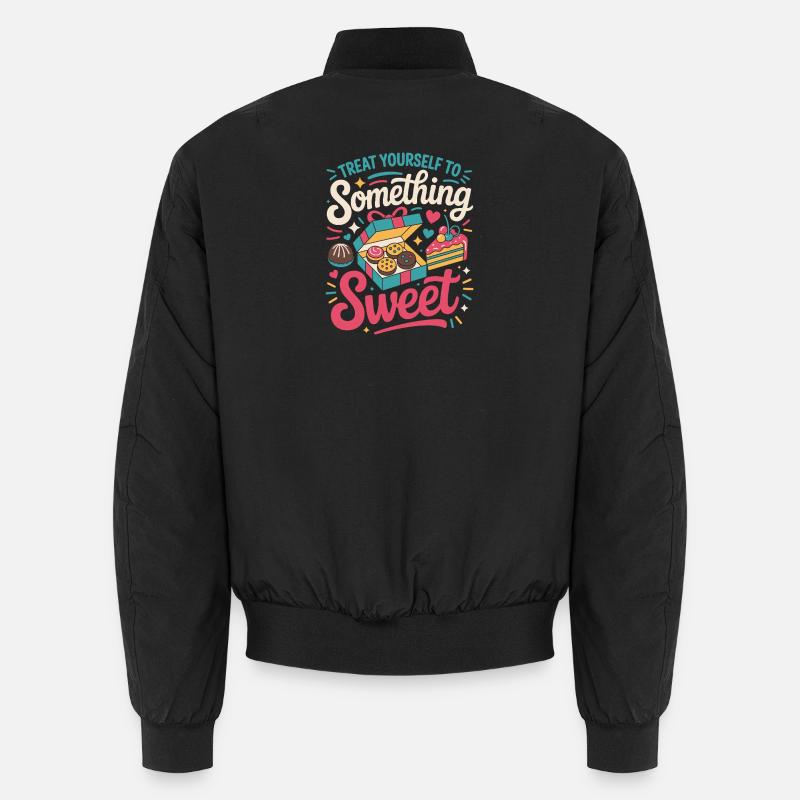 Sweet Reward Box Design - Unisex Bomber Jacket - black