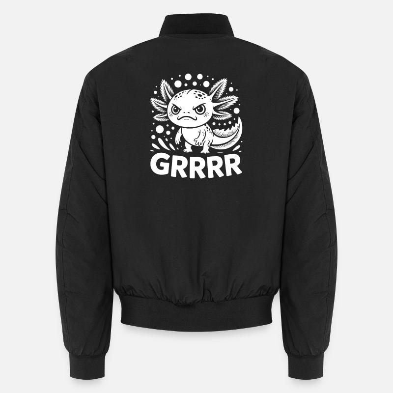 Grump Axolotl Bomber unisexe
