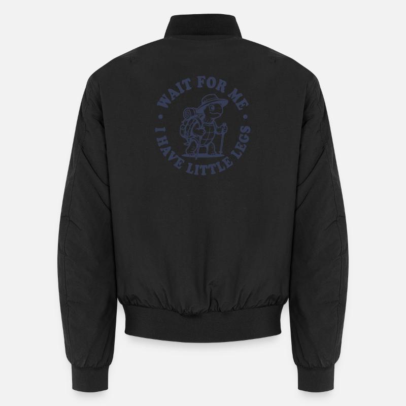 Tortue errante Attends-moi Petites jambes Bomber unisexe