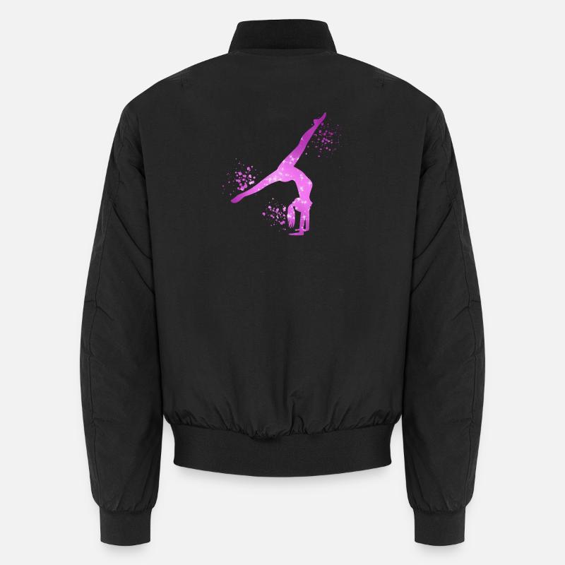 Turnerin Mädchen Gymnastik Turnen Akrobatik Unisex Bomberjacke