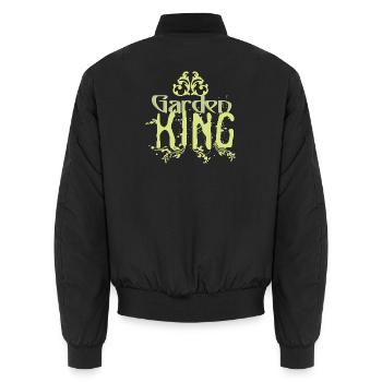 Garden_King - Bomber unisexe - noir - Dos - AI Model Male 185 light (185cm)
