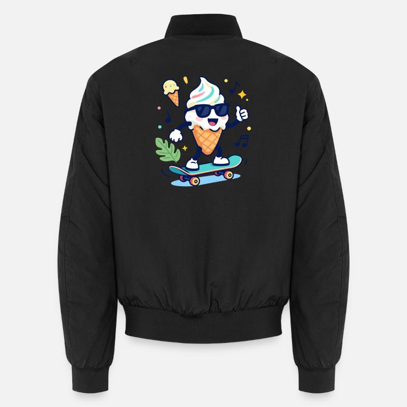 Eislauf-Stil-Pop Unisex Bomberjacke