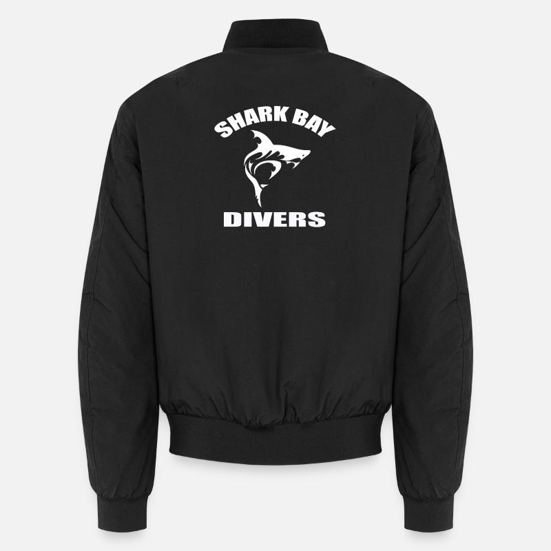 SHARK BAY DIVERS - Unisex Bomberjacke - Schwarz