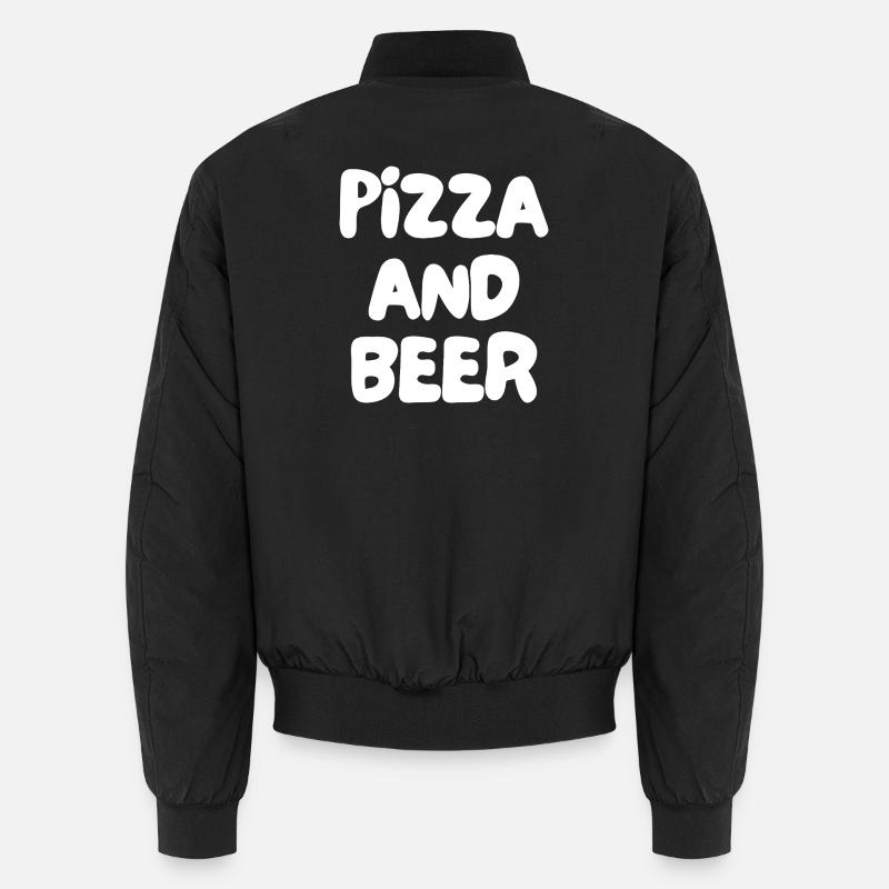 pizza and beer Unisex Bomber Jacket