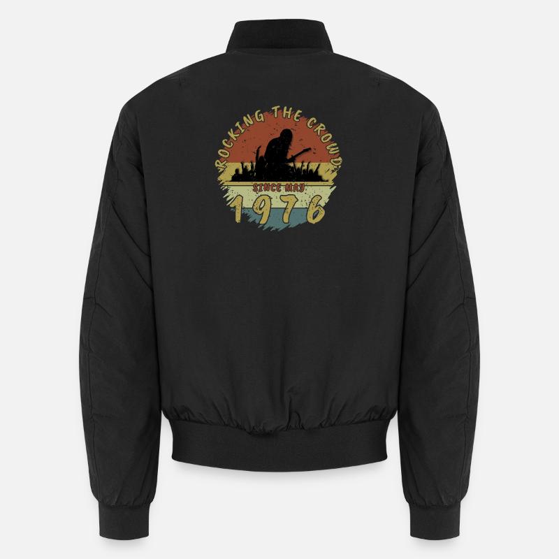 50. Geburtstag Rocking the crowd GIT 05/1976 Unisex Bomberjacke