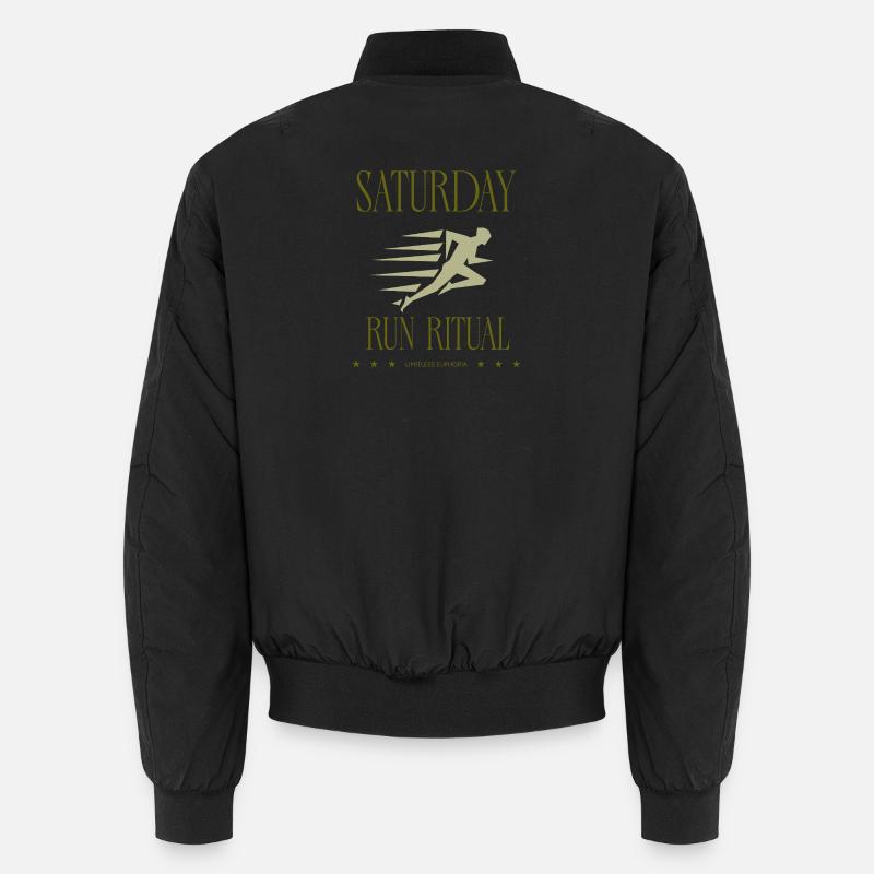 Runner - Saturday Run Ritual Unisex Bomber Jacket