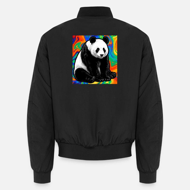 Panda Unisex Bomberjacke