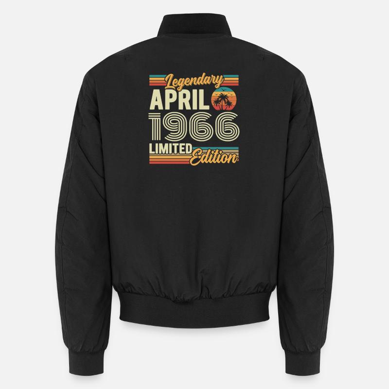 April 1966 60th Anniversary Gift - April 1966 Unisex Bomber Jacket