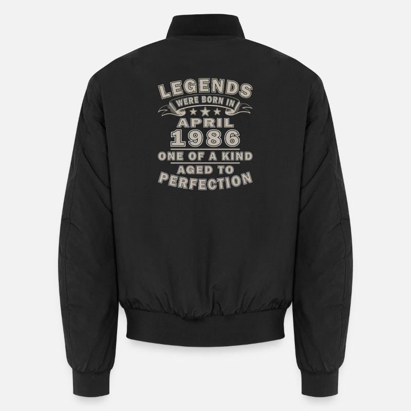 April 1986 Geburtstagsgeschenk Unisex Bomberjacke