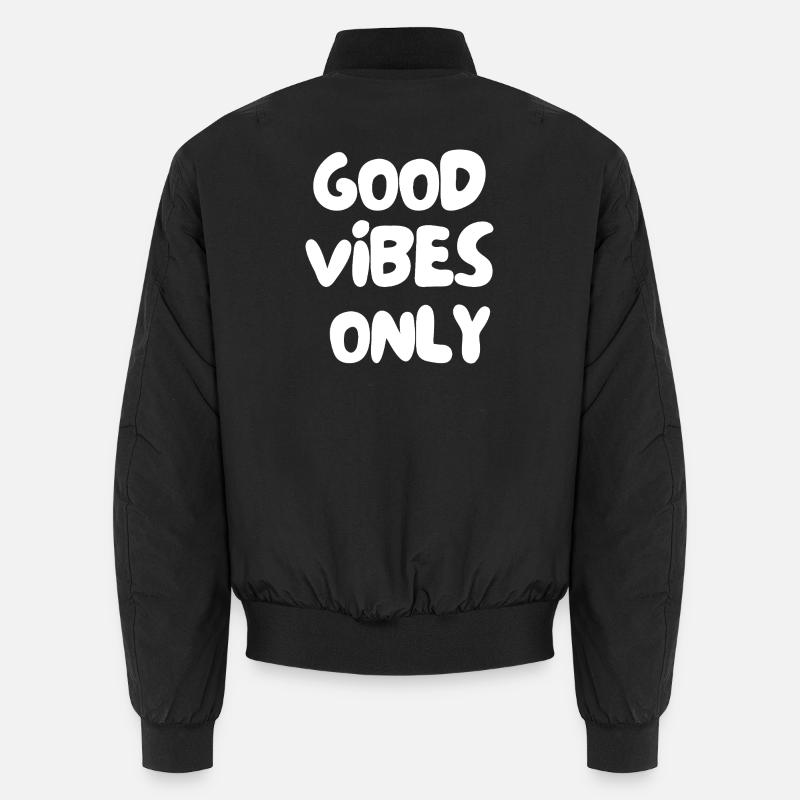positive energy - Unisex Bomber Jacket - black