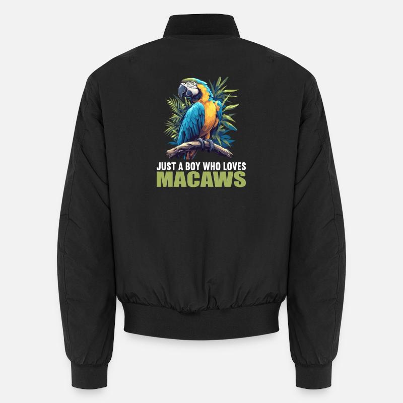 Macaw's Era - Unisex Bomber Jacket - black