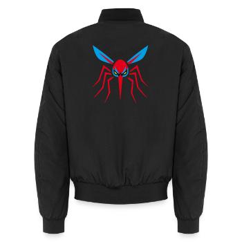 Moustique, Moustique, Insecte, Mal - Bomber unisexe - noir - Dos - AI Model Male 185 light (185cm)