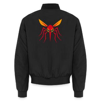 Moustique, Moustique, Insecte, Mal - Bomber unisexe - noir - Dos - AI Model Male 185 light (185cm)