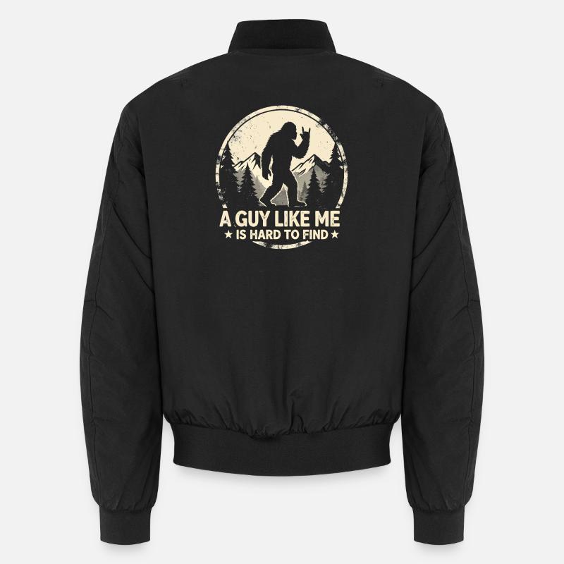 Bigfoot Design – Un gars comme moi est unique Bomber unisexe