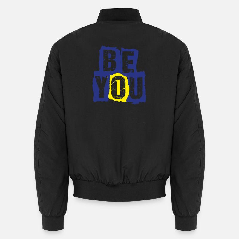 be_you - Unisex Bomber Jacket - black